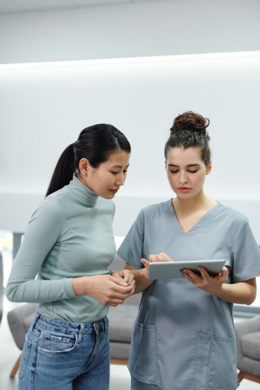 Healthcare workers at Monroe Biomedical Research, a top clinical trial site business and New Harbor Capital portfolio company.